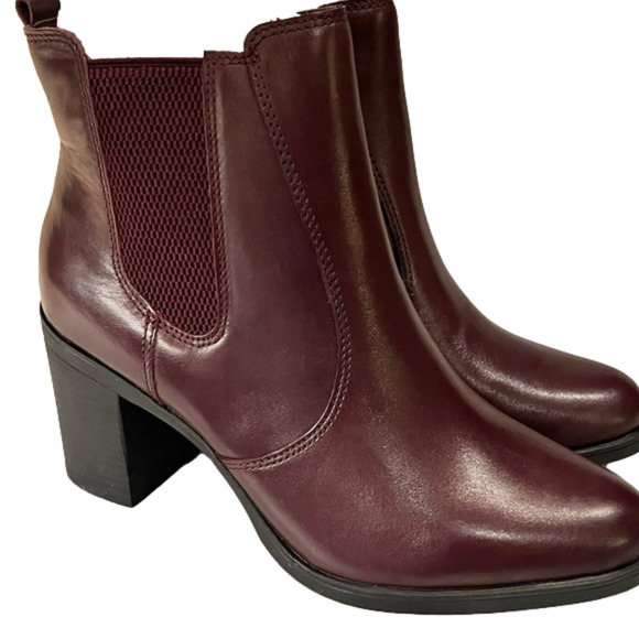 New! Giani Bernini Womens Korma Leather Almond Toe Ankle Chelsea - Picture 6 of 15